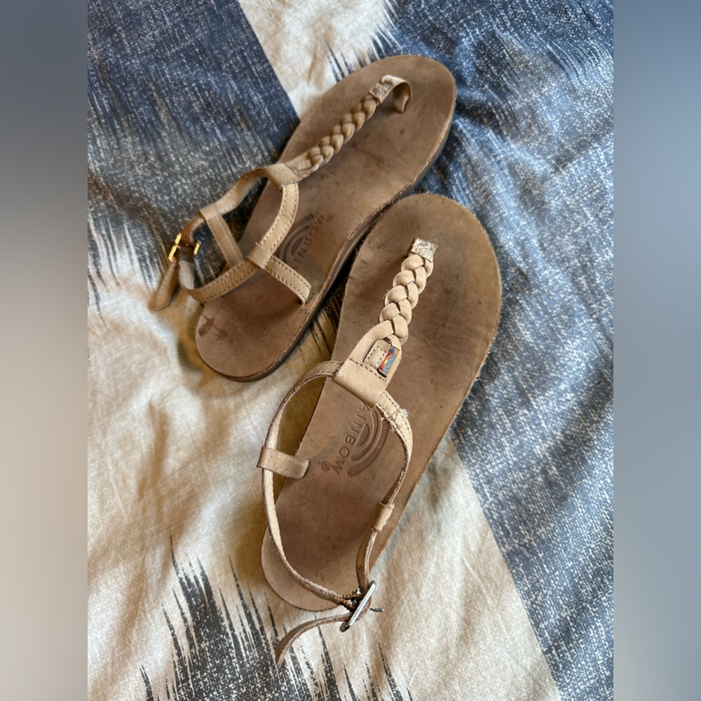 Rainbow Sandals T Street Single Braid Ankle Strap